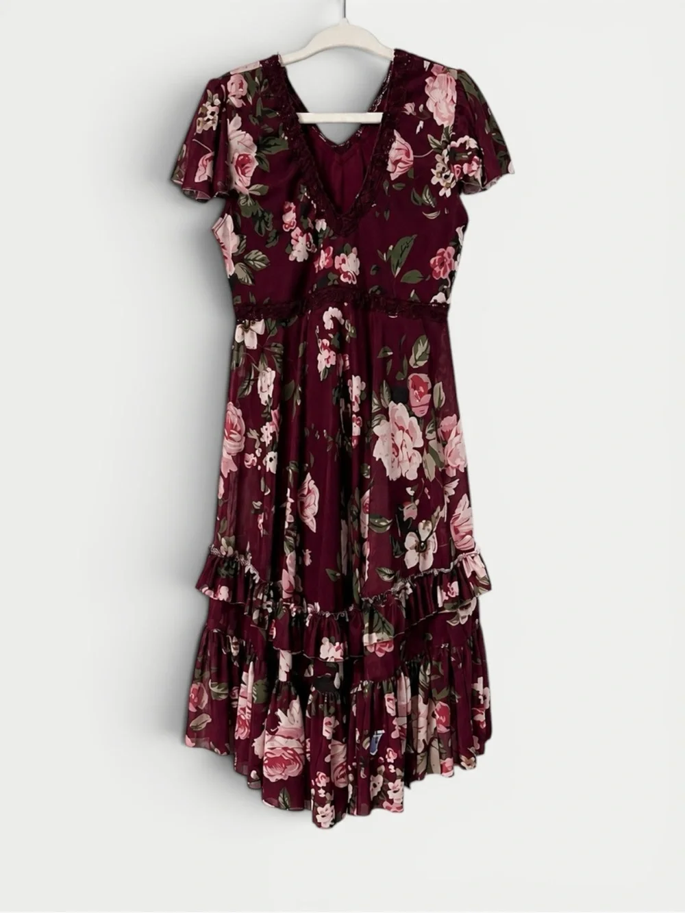 Revolution Dance “When You Dream” Floral Mesh Dress | Child SC Approx Girls 6X–7